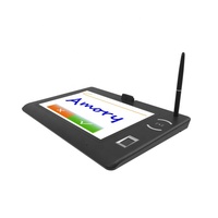 Pad de Signature LCD pour écriture à la main, 10.1 pouces, avec stylet, lecteur de cartes d'empreinte digitale