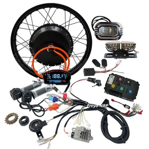Kit de Conversión para Bicicleta Eléctrica QS273 72V8000w 3T/3.5T con Motor de Buje Fardriver ND72850 DKD/TFT Stealth Bomber para Bicicleta de Montaña - Product Image 5