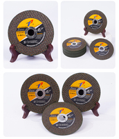 Disque de découpe abrasif pour acier cornière, disque de découpe métallique personnalisé en aluminium, disque de découpe à liant résineux, double filet renforcé