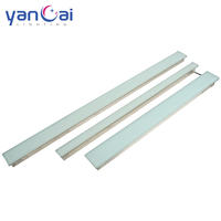 Lampes LED encastrées au sol de haute qualité, en verre trempé de 12 mm, IP66, éclairage linéaire encastré dans le sol, lampe encastrée dans les briques, éclairage souterrain, télécommande
