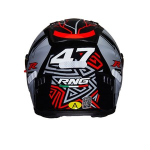 BYB/RNG <span class=keywords><strong>rosso</strong></span> Lightning pioniere 168 posteriore con casco a doppia lente ventilato, casco protettivo multistrato, casco da moto - Product Image 4