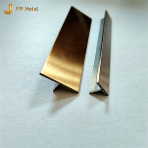 EX283 Modern Durable Stainless <b>Steel</b> T <b>Profile</b> Strip for Hotel Lobby Interior Decoration Engineering - Product Image 5