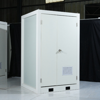 Toilette conteneur portable préfabriquée bon marché, maison de la fabrication pliable de 10 pieds pour l'extérieur, matériau en acier en vente