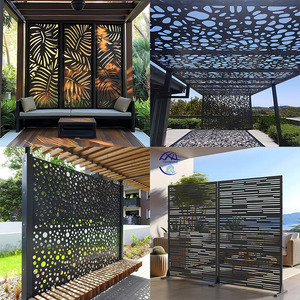 Paneles de pantalla de aluminio de privacidad de metal perforado decorativo de diseño moderno para aplicación de hotel - Product Image 5