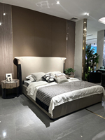 Ensemble complet de meubles de chambre à coucher de luxe en bois pour toute la pièce, avec lit king size, pour la maison