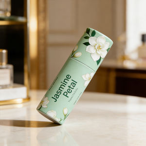 Custom 2-in-1 Push up Paper Tube for Lip Balm &amp; Solid Perfume | Eco Friendly Deodorant <strong>Stick</strong> Packaging with Dual Compartment - Product Image 2