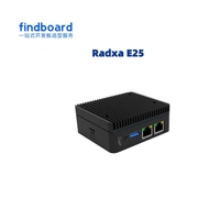 GGDX Radxa E25 Mini Gateway Composants Électroniques Double Ports Ethernet 2.5G Carte Mère Améliorée Boîtier Métallique Dissipateur de Chaleur