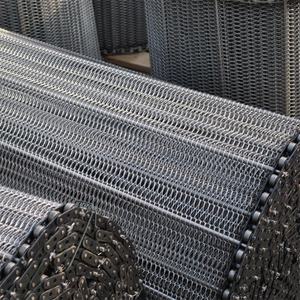 Cinta transportadora equilibrada en espiral para alimentos, malla de alambre de acero inoxidable resistente a altas temperaturas personalizada - Product Image 1