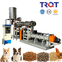 Extrudeuse personnalisée à double vis pour aliments humides pour poissons, flottants ou coulants, pour l'aquaculture