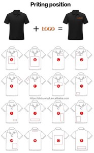 Logotipo Personalizado Bordado y Tejido para Camisetas, Diseño Impreso para Publicidad, Ropa Corporativa de Manga Corta, Pedidos al por Mayor - Product Image 4