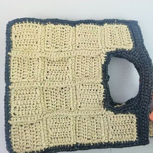 Sac fourre-tout au crochet fait main grande capacité, sac à main tendance pour <span class=keywords><strong>la</strong></span> <span class=keywords><strong>France</strong></span>, les États-Unis et l'Espagne - Product Image 3
