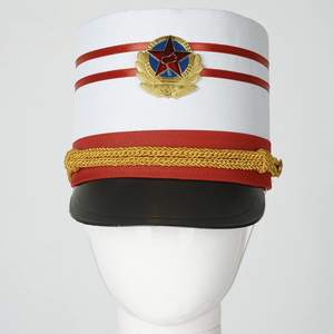 Enfants bande grand chapeau fanfare batteur garçon chapeau Halloween Cosplay fête Costume accessoires haute qualité bande uniforme chapeau - Product Image 3