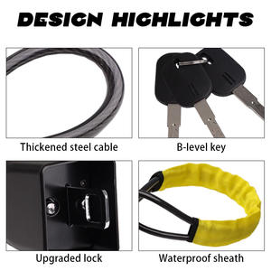 Verrouillage universel antivol <span class=keywords><strong>de</strong></span> voiture <span class=keywords><strong>pour</strong></span> la prévention du vol <span class=keywords><strong>de</strong></span> voiture Verrouillage du volant avec 3 clés <span class=keywords><strong>pour</strong></span> véhicules <span class=keywords><strong>de</strong></span> voiture Camion SUV Van - Product Image 5