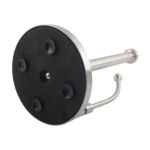 Porte-serviettes en acier inoxydable pour comptoir, distributeur de rouleaux de cuisine sur pied avec bras à tension et base lestée - Product Image 5