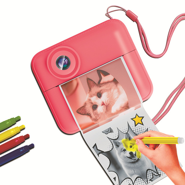 Private Model K22 Instant Camera Mini High Definition Photo & Video & MP3 New Year Gift for Students & Children