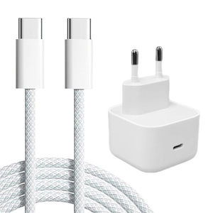Cargador de Pared USB C PD 3.0 de <span class=keywords><strong>40W</strong></span> con Adaptador de Corriente Dinámico Tipo C, Cargador de Viaje Súper Rápido con Enchufe para EE. UU., UE y Reino Unido, para iPhone 15, 16 y 17 - Product Image 4