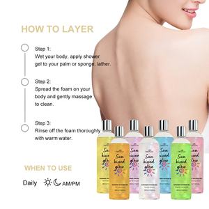 เจลอาบน้ำประกายระยิบระยับกลิ่นผลไม้ธรรมชาติบริการ OEM แบบมืออาชีพจากโรงงาน - Product Image 5