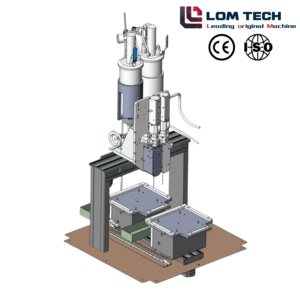 Remplisseur multi-format à double tête, changement rapide entre seringues et cartouches, écran tactile, enregistrement de recettes - Product Image 1