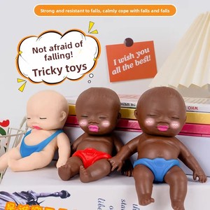 Cross-border Natasha Doll Internet-Famous Little <b>Black</b> Stress-Relief Toy Creative Funny Gadget Unisex for All Ages - Product Image 5