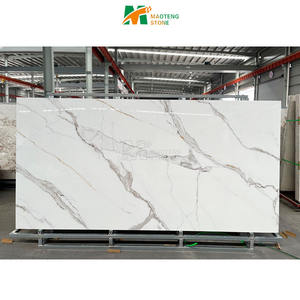 Nuovo Design di lusso di <span class=keywords><strong>grandi</strong></span> dimensioni Beige lastra di porcellana bianco Taj Mahal lastre di pietra sinterizzata <span class=keywords><strong>piastrelle</strong></span> per pavimenti per la progettazione del bagno - Product Image 3