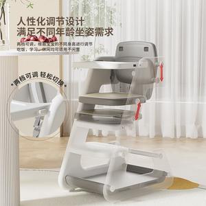 Trona para Bebé Tipo Escalón, Altura Ajustable de 0 a 6 Años, Asiento Multifuncional de Plástico - Product Image 1