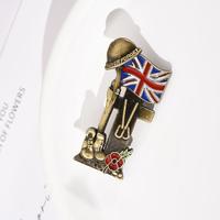 Nouvelle broche coquelicot Europe et États-Unis, épinglette commémorative Princesse Kate, mode gouttes d'huile, corsage
