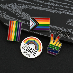 オーダーメイド型 3D立体エンボス加工 エポキシ ラウンド 無地 メタル製 七宝焼き ピンバッジ 製造 - Product Image 3