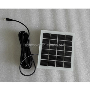 emperato 2 w 3 w 5 w 10 w mini pannello solare 5 v 6 v 12 v frameless modulo di alimentazione solare con connettore filo di rame - Product Image 4