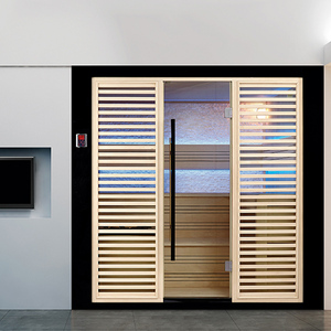1-persoons Persoonlijke Mini-Cabine Infrarood Infrarood <span class=keywords><strong>Sauna</strong></span> Droge Cabines Binnenshuis Gebruik Met Stoombedieningspaneel Voor Hotelbadkamer - Product Image 4