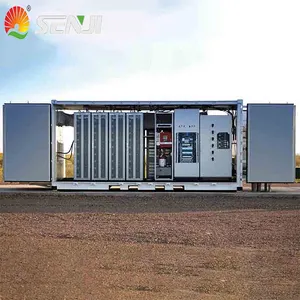 BESS 컨테이너 배터리 Lifepo4 에너지 저장 시스템 50KW 100KW 500KW 리튬 이온 배터리 오프 그리드 고전압 전력 시스템