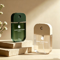 Aangepaste handdesinfectiespray mini pocket creditcard formaat draagbare fruitgeurende parfumspray mist handdesinfectiemiddelen groothandel leverancier