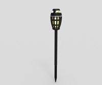 Borne lumineuse LED pour jardin, cour et jardin, haut-parleurs bluetooth d'extérieur, sans fil, étanche, design moderne