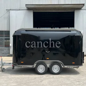 Remolque de Comida Móvil Estándar Europeo, Carritos de Venta de Café, Camión de Comida Rápida para la Venta en la Calle - Product Image 1