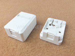 Bề mặt gắn kết ổ cắm hộp CAT5e CAT6 RJ45 <span class=keywords><strong>8P8C</strong></span> UTP Mỹ Mỹ 1 cổng 2 cổng kết nối mạng Hộp nối mẫu miễn phí - Product Image 2