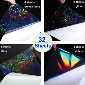 Pellicola Olografica per Laminazione a Freddo Formato A4 Rotolo di Vinile Autoadesivo con Effetto <span class=keywords><strong>Stella</strong></span> Olografica - Product Image 2