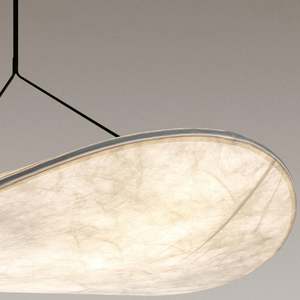 Suspension en soie blanc style Wabi-sabi nordique, luminaire 3 CCT commutable en forme de cocon, idéale pour salon et restaurant (vente en gros) - Product Image 3