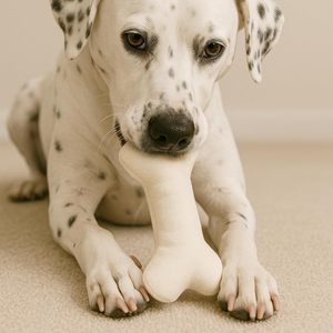 Jouet en peluche créatif en forme d'os - Bâtonnets à mâcher souples et couineurs pour chiots en dentition et jeu interactif - Product Image 5