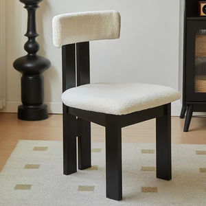 Sillas de Comedor de Madera Cómodas con Patas de Madera y Tapicería de Lana para Restaurante, Hotel, Bodas, con Cojín Acolchado - Product Image 2