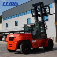 Chariot élévateur à conteneurs LTMG, chariot élévateur à contrepoids, 12 tonnes, 15 tonnes, 16 tonnes, 18 tonnes, chariot élévateur diesel avec déplacement latéral de positionnement des fourches