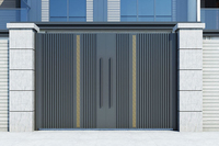 Puerta Corredera Eléctrica Automática para Casas, Control Remoto, Puerta Principal, Entrada de Vehículos, Jardín, Calle, Puertas Metálicas, Cercas Exteriores