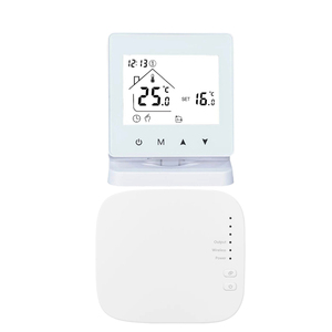 Contrôleur de température ambiante numérique programmable RKHK Tuya avec écran LCD, contrôleur de hub Wi-Fi pour système de chauffage au sol, <span class=keywords><strong>sans</strong></span> fil - Product Image 1