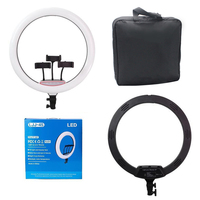 Support trépied professionnel pour photographie et maquillage, lampe d'appoint LED portable à intensité réglable, 14, 18, 22 pouces, pour selfie