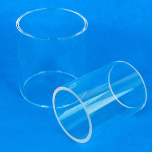 Tube de quartz haute pureté pour four de diffusion de plaquettes de silicium, pour dosage précis - Product Image 2