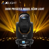 Projecteur de scène à tête mobile JC de haute qualité 380W, faisceau lumineux, projecteur Gobo, DMX 512, double prisme, lumière à faisceau mobile