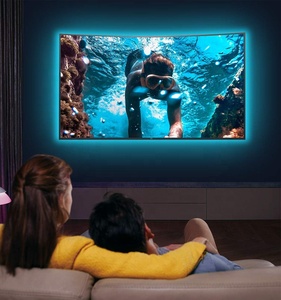 TV Tường Không Thấm Nước DC 5V 1M Đen PCB SMD5050 USB RGB LED Strip WL-USB3K-01 1M LED Strip + 3 Phím Điều Khiển + Cáp USB - Product Image 5