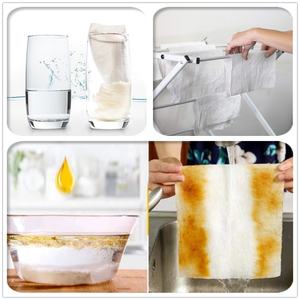 يمكن التخلص منها ورق الخيزران منشفة خرقة ل المطبخ تنظيف الملابس مكنسة أرضية القابلة للتحلل كبسولة آلة قابل للغسل - Product Image 6