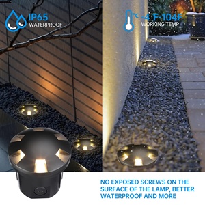 Offres Spéciales – Éclairage LED Souterrain Extérieur 3CCT en Aluminium Étanche 12V/24V pour Décoration <span class=keywords><strong>de</strong></span> Jardin et Éclairage <span class=keywords><strong>de</strong></span> Puits - Product Image 4