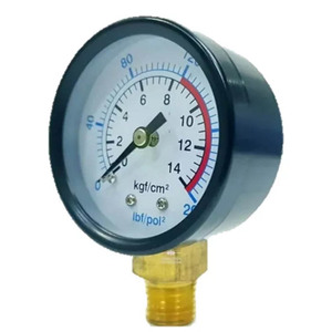 ह्यूबेन हाइड्रोलिक प्रेस प्रेशर गेज 15 टन 1/4 एनपीटी के साथ - Product Image 3