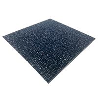 59,5 cm 60cm Estampado en caliente Pvc Panel de techo falso 2 pies Pvc Tablero de techo de yeso Plaond Pvc
