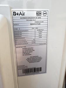 Système de refroidissement haute capacité : Unité murale 24000 BTU avec flux d'air à grand angle et fonction de refroidissement rapide pour les grands espaces - Product Image 3